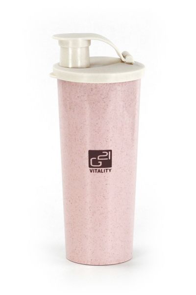 Shaker G21 beECO Fitness 450 ml, ružový