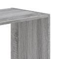 vidaXL Knižnica sivá sonoma 102x32x108 cm kompozitné drevo