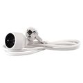 Prodlužovací kabel EMOS P0112 spojka 2m, biely / PVC / 1,5 mm2