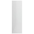 vidaXL Knižnica, lesklá biela 98x29x97,5 cm, spracované drevo