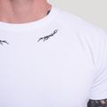 Tričko Tribal Ribbed White - GymBeam, veľkosť XL