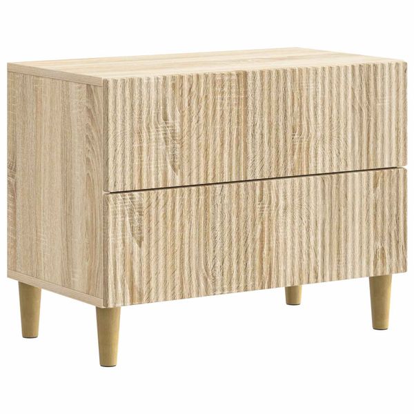 vidaXL Nočný stolík Dub sonoma 62 x 34,5 x 48 cm Kompozitné drevo