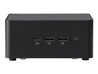 Mini PC Core Ultra 7 155H / až 4.8 GHz - RAM 32 GB - SSD 1 TB - NVMe - Intel Arc Graphics - IEEE 802.11ax (Wi-Fi 6E), Gigabit Ethernet, Bluetooth 5.3, 2.5 Gigabit Ethernet - Win 11 Pro - monitor: žádný - černá