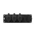 ORNO OR-AE-13166 zásuvka odolná gumená, 3x 230V, IP44