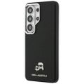 Puzdro Karl Lagerfeld Saffiano KC Metal Logo MagSafe pre Samsung Galaxy S26 Ultra čierna