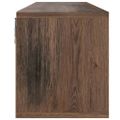 vidaXL TV skrinka, tmavý dub 88,5x27,5x30,5 cm, kompozitné drevo