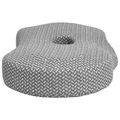 vidaXL Vankúš na krk Biely Pamäťová pena 53 x 34,5 x 10,5 cm