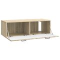 vidaXL Nástenná TV skrinka Dub sonoma 98 x 41 x 30 cm Kompozitné drevo