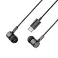 Drôtové slúchadlá XO EP81 USB-C čierne