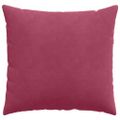 vidaXL Vankúše na pohovku 2 pcs Víno červené 50 x 50 cm