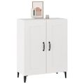 vidaXL Komoda biela 69,5x34x90 cm spracované drevo