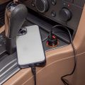 Nabíjačka do auta Forever CC-06 PD QC 1x USB-C 1x USB 20W čierna + kábel USB-C - USB-C 60W
