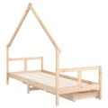 vidaXL Rám detskej postele so zásuvkami 80x200 cm masívna borovica