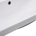 vidaXL Vstavané umývadlo 91x39,5x18,5 cm, keramika, biele