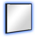 vidaXL Zrkadlo do kúpeľne s LED Čierny dub 40 x 37 x 8.5 cm
