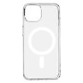 Nárazuvzdorné puzdro Mag 1,5 mm pre iPhone 13 6,1" priehľadné s veľkým otvorom