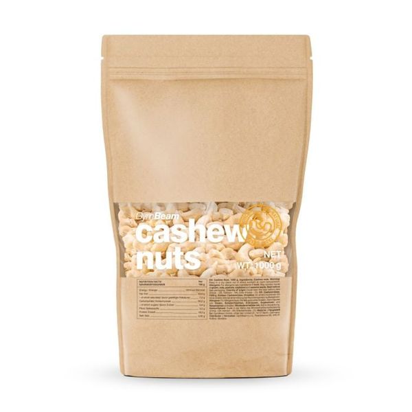 Kešu orechy - GymBeam, 1000 g