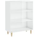 vidaXL Komoda lesklá biela 69,5x32,5x90 cm spracované drevo