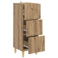 vidaXL Zásuvkový kabinet 33 x 34,5 x 90 cm Kompozitné drevo