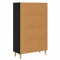 vidaXL Highboard Čierny dub 70 x 31 x 115 cm Kompozitné drevo