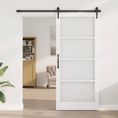 vidaXL Vnútorné dvere ORKDAL Biela natretá 93 x 211 cm