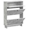 vidaXL Skriňa na topánky EDE 78 x 24 x 103 cm Kompozitné drevo