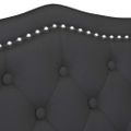 vidaXL Chesterfield lavica Čierna 120,5 x 65 x 75 cm Umelá koža