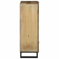 vidaXL Vysoký stolík Hnedá 60 x 33 x 100 cm mangový masív