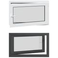vidaXL Otočné a sklopné okno do suterénu RISOR 100 x 50 cm PVC a sklo