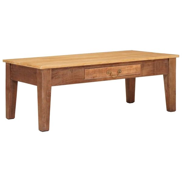 vidaXL Konferenčný stolík Hnedá 110 x 55 x 40 cm Masívne mango drevo