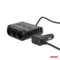 Predlžovacia zásuvka s nabíjačkou 4xUSB-A QC3.0 PD 3.0 180 W AMiO-04835