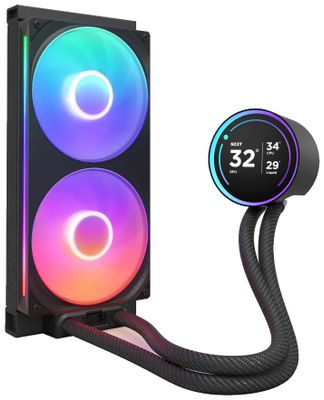 NZXT vodný chladič Kraken 280 ELITE RGB / 2x140mm RGB fan / 4-pin PWM / LCD disp. / 6 rokov NZXT vodný chladič Kraken 280 ELITE RGB / 2x140mm RGB fan / 4-pin PWM / LCD disp. / 6 rokov