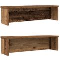 vidaXL kuchynské stojany stohovateľné 2 ks staré drevo 60x15x16 cm
