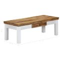 vidaXL Konferenčný stolík 110x50x40 cm masívne mangovníkové drevo