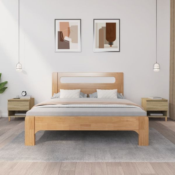 vidaXL Nočné stolíky 2 ks dub sonoma 50x46x50 spracované drevo