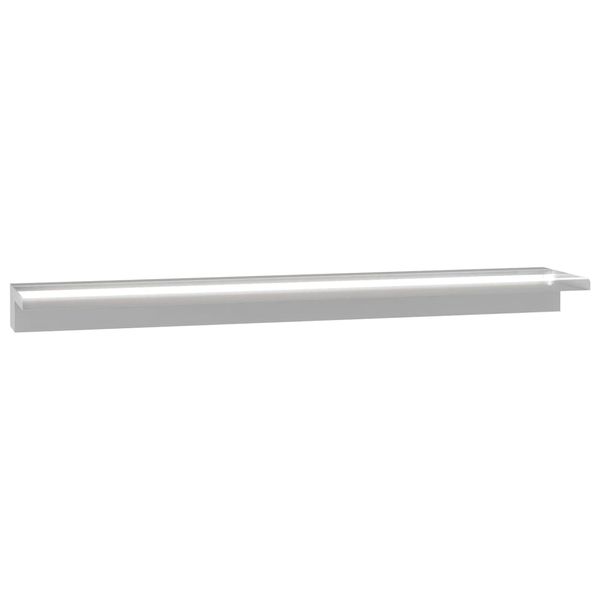 vidaXL Bazénová fontána/vodopád s LED nehrdzavejúca oceľ 110 cm