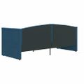 vidaXL Pohovka s USB modrá zamatová 90x200 cm