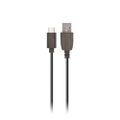 SETTY USB autonabíjačka 2,4A microUSB 1m kábel, čierna GSM043807