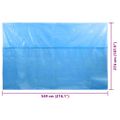 Obdĺžniková modrá bazénová plachta z polyetylénu 549 x 274 cm