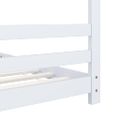 vidaXL Rám detskej postele biely 90x200 cm borovicový masív