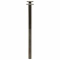 vidaXL Nohy k jedálenskému stolu v tvare X, 2 ks, prírodná oceľ, 50 x (72-73) cm, oceľ