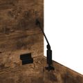 vidaXL Úložný box dymový dub 40x42x46 cm kompozitné drevo