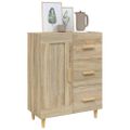 vidaXL Komoda vo farbe dubu sonoma 69,5x34x90 cm spracované drevo