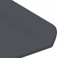 vidaXL Závesná polica 4 ks Antracit 80 x 9 x 2,5 cm Oceľ