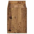vidaXL Skriňa na topánky s úložiskom Staré drevo 100 x 39,5 x 51 cm
