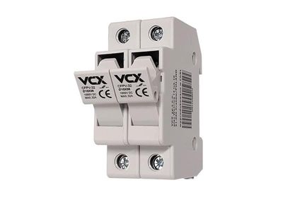 Pojistkový odpojovač VCX CFPV-32, 2P, 32 A, 1 kV, na DIN lištu