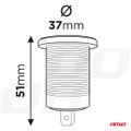 Nabíjačka 2xUSB 12/24V MOD-05 AMiO-02855