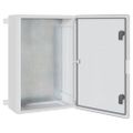 vidaXL Ovládacia skriňa Sivá 47 x 20 x 50 cm ABS plast