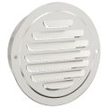 vidaXL Kryty vzduchových ventilátorov 4 ks Strieborná 125 mm