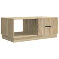 vidaXL Konferenčný stolík Dub sonoma 90 x 50 x 37 cm Kompozitné drevo